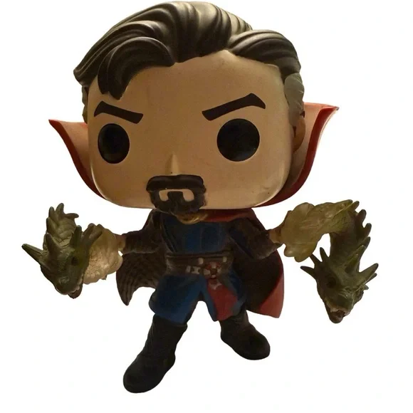 Doctor Strange Dragon Hands Funko Pop! Vinyl Figure - Blue/Red/Black - Picture 1 of 6